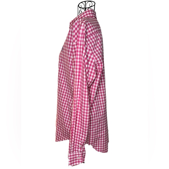 Boy’s Ralph Lauren 100% Cotton Pink & White Check Button Down Shirt Si… - Picture 3 of 9